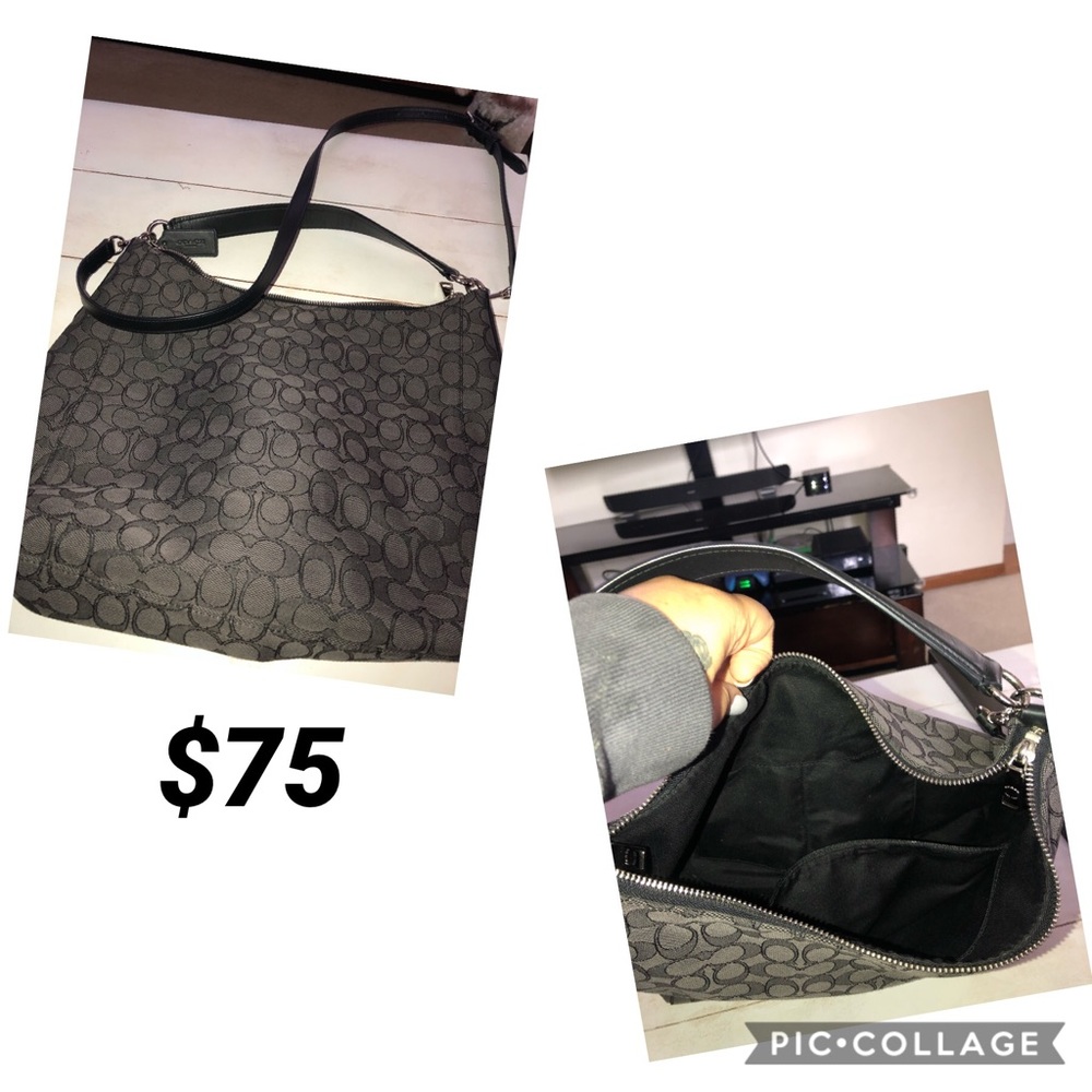 Black coach crossbody